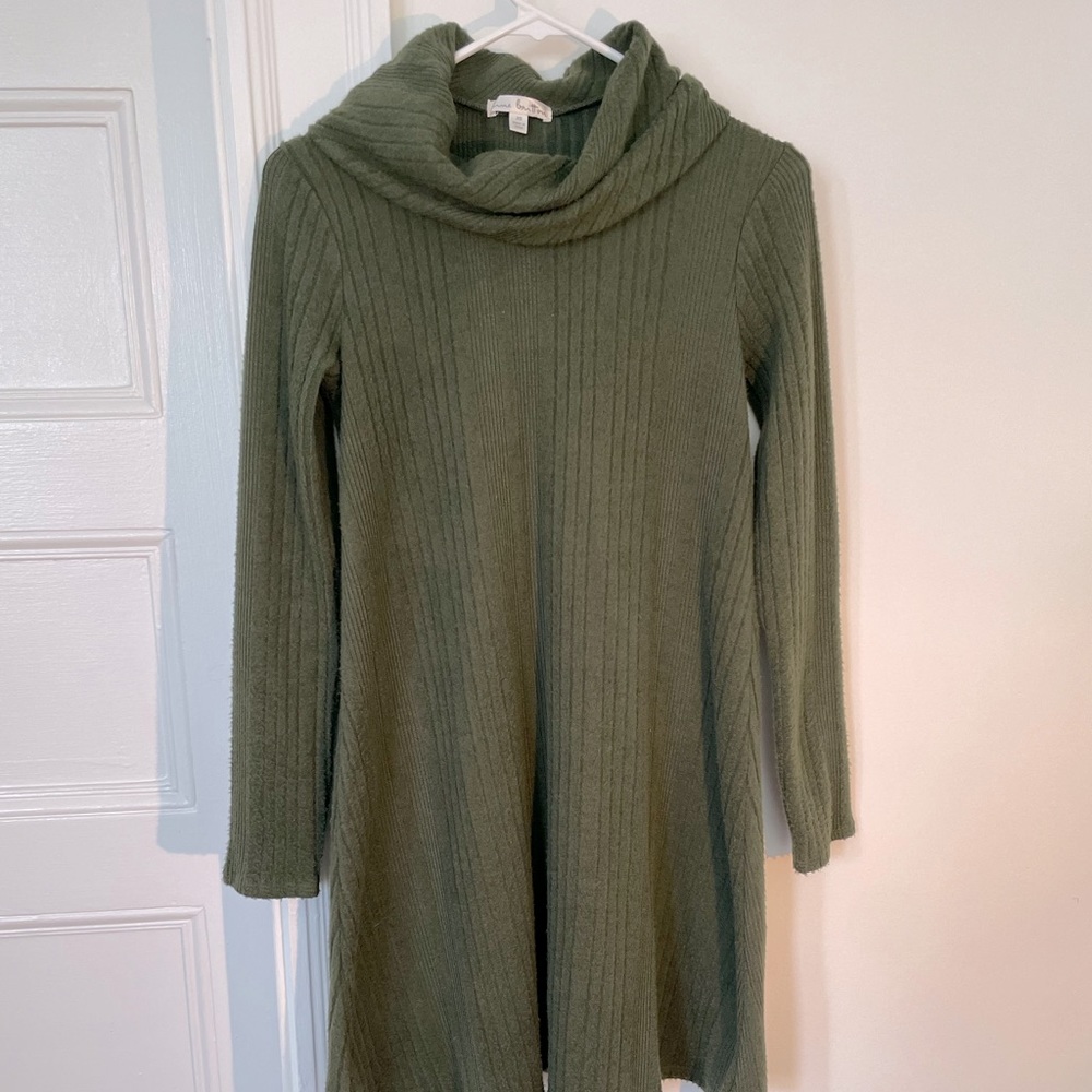 Stitch Fix Nine Britton Laura Cowl Neck Ribbed Hacci Dress